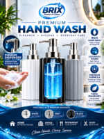 BRIX Premium Hand Wash — Luxury Dispenser, Rich Foam & Everyday Hygiene